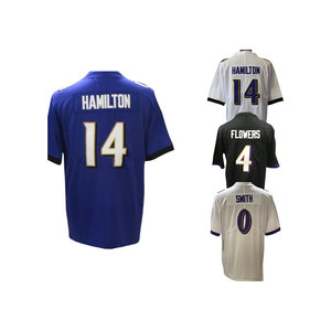 2025 nuove maglie da Football americano cucite 8 Jackson 4 fiori 0 Smith 14 Hamilton 22 Henry 89 Andrews maglia della squadra all'ingrosso - Product Image 5