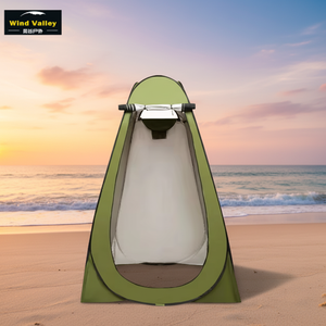 Carpa <span class=keywords><strong>de</strong></span> Ducha Impermeable para las Cuatro Estaciones Wind Valley, Toldo Emergente para Privacidad, Baño Portátil para Campamento, Cambiador para Campamento al Aire Libre - Product Image 1