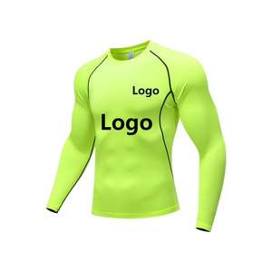 Camicie da uomo a compressione a manica <span class=keywords><strong>lunga</strong></span> per allenamento atletico top da ginnastica magliette sportive attive basel Basic Basic Basic Basic Basic - Product Image 4