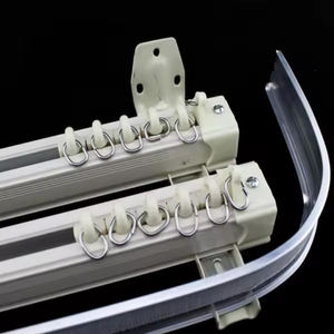 Venta al por mayor diseño especial de lujo estilo europeo trabajo a mano 3D bordado transparente gasa cinta encaje cortina telas - Product Image 6