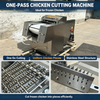 Machine à découper la viande personnalisable pour bœuf et poulet, trancheuse automatique de viande congelée, coupe-viande de mouton