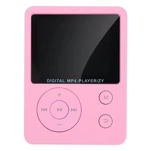 Lecteur MP4 portable rose de 1,8 pouce avec haut-parleur intégré et fente pour carte TF, idéal pour étudiants, sportifs et comme cadeau - Product Image 1