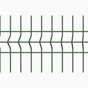 Enrejado de jardín Valla de malla plegable Valla curva 3D/Pvc Venta Hogar Jardín V Pliegues Valla de malla soldada - Product Image 4