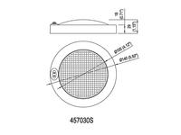 Lampe de dôme LED de 5-1/2 pouces Saturn RV Caravan Marine Boat Interior Lamp certifiée CE/RoHS/REACH
