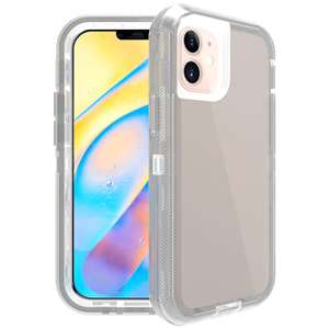 Funda transparente tres en uno anticaídas para iPhone 17/16 Pro Max - Product Image 4