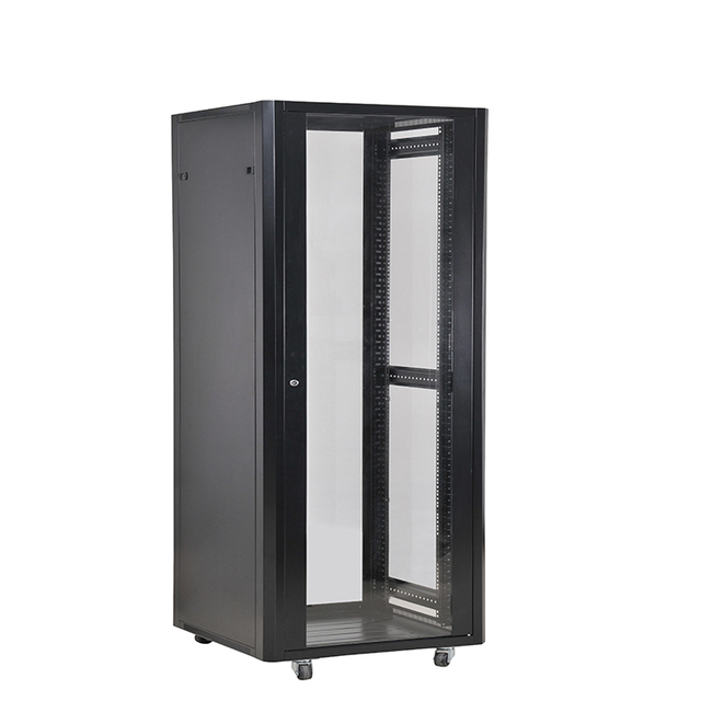 Standard Cold-rolled Steel Black LONGTIME IP20 Data Center Server Rack Cabinet 21U/27U/36U/42U/47U Enclosure