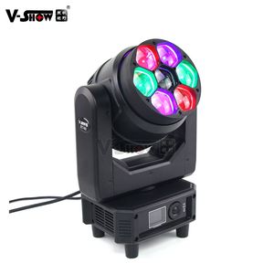 VSHOW R740 7pcs 40W RGBW 4in1 LED Splash <strong>7</strong> Fixture LED Beam Wash Zoom Lights <strong>DMX512</strong> Wash Led Stage Lighting DJ - Product Image 6