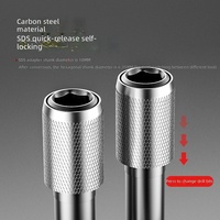 Adaptador Universal de Llave de Impacto Eléctrica a Martillo Rotatorio, Acero al Carbono, Autoblocante, Cuadrado a Hexagonal, Convertidor SDS Plus