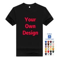 Camiseta de Hombre OEM China, Ropa con Logotipo Personalizado, Camiseta de Verano a Bajo Precio, Impresión por Transferencia, Camiseta Personalizada, Camisetas Lisas para Imprimir