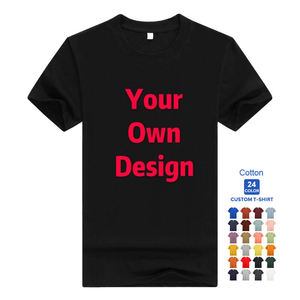 Camiseta de Hombre OEM China, Ropa con Logotipo Personalizado, Camiseta de Verano a Bajo Precio, Impresión por Transferencia, Camiseta Personalizada, Camisetas Lisas para Imprimir - Product Image 3