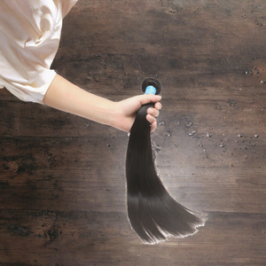 สีผมธรรมชาติ 1b ผมเรียงเส้นตรงแบบ Bone Straight เกรด Remy Virgin Hair คุณภาพดีที่สุด 12a ผมดิบไม่ผ่านการแปรรูป แบบ Double Weft ผมอินเดีย - Product Image 2