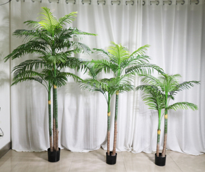 AF7010 simulazione all'ingrosso <span class=keywords><strong>Areca</strong></span> <span class=keywords><strong>catechu</strong></span> albero pianta artificiale albero di Banana artificiale albero artificiale classico tropicale - Product Image 3