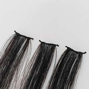 Phát Minh Mới 100% Tự Nhiên Tóc Con Người Crochet Lông Vô Hình Bện Tóc Dày End Nguyên Q6 Lông Phần Mở Rộng Tóc - Product Image 5