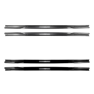 Alfa Romeo Stelvio Side Skirts Piano Black Carbon Fiber Texture 2017 ABS Body Kit - Product Image 5