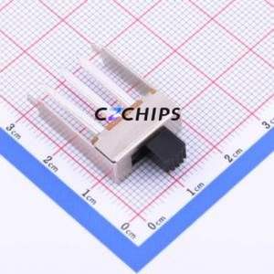 SS-22F22-G060 Slide Switch Through hole Component (THT) Switch Double Pole Double Throw Rectangle Pin Header PC Pin 17mm - Product Image 1