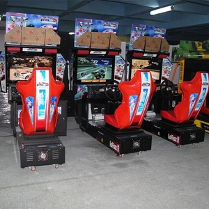 Coin-Operated Professional Racing Car Arcade <b>Machine</b> <b>Amusement</b> Parks Metal Plastic Construction 1 Player English - Product Image 5