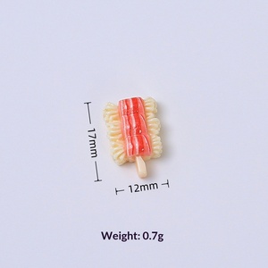 Manualidades de Resina de la Serie de Dibujos Animados, Adornos de Resina, Miniaturas de Comida, Suministros de Cocina para Casa de Muñecas, Resina para Decoración - Product Image 6