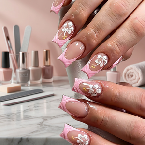 Ongles artificiels faits à la main de haute qualité à prix de gros avec colle, OEM ODM, étiquette privée, faux ongles - Product Image 3