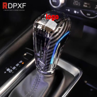 Perilla de Cambio de Marchas de Cristal con Luz LED de Siete Colores para Mazda Axela Atenza Cx-5 Cx-30, Accesorio Automotriz Brillante