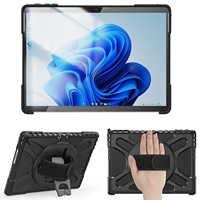 Pour Microsoft Surface Pro 11 10 9 8 7 6 5 4 étui de protection robuste étui à coins renforcés avec support