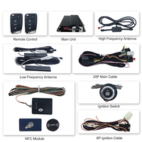 Kit de démarrage à distance OVI facile à installer, entrée sans clé intelligente, démarrage par bouton-poussoir, antivol, ouverture du coffre, alarme pour Volkswagen Golf 7 2011-2017