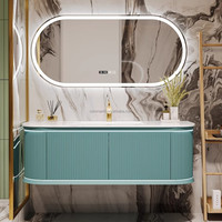 CBMMart Euro Style Haut de Gamme Salle de Bain Vanité Noir et Blanc Armoire en Bois 36 Pouces Ensemble de Vanité de Bain avec Lavabo pour Villa
