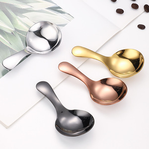 ช้อนสแตนเลสแบบสั้น ช้อนชา ช้อนมินิ ช้อนไอศกรีม ช้อนขนมหวาน ช้อนขัดเงา - Product Image 4