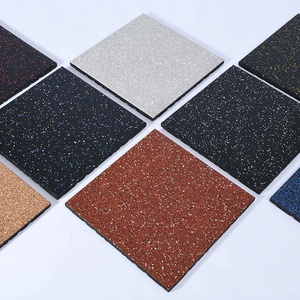 Tùy chỉnh 50cm x 50cm Độ dày Dễ dàng cài đặt chất lượng cao cao su chống trượt phòng tập thể dục sàn thảm - Product Image 2