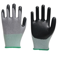Gants de travail respirants avec certification CE en nylon spandex nitrile NBR de calibre 15