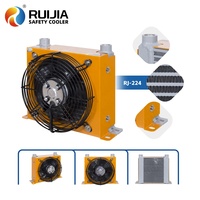 Enfriador de Aire para Remolque Pequeño de 65L/min, Intercambiador de Calor con Ventiladores de Corriente Continua y Alterna, Fabricado en Acero Inoxidable o Aleación de Aluminio