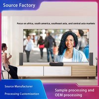 Téléviseurs LED 50 pouces, 55 pouces, 65 pouces, 1080p, Smart TV, contrôle vocal, 60Hz, rapport de contraste 3000:1, luminosité 300cdm2 pour l'Afrique