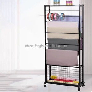 Organizador de Papel de Regalo de Doble Cara con Forma de Flor, Carrito de Gran Capacidad para Cintas y Lazos, Soporte de Exhibición para Floristería y Regalos - Product Image 3
