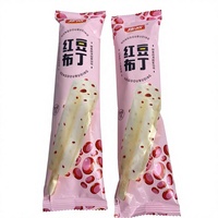Glace à la fève rouge avec une durée de conservation de 18 mois, à conserver au -18°C ° C pour la vente en gros aux supermarchés asiatiques