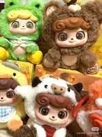 Bigsmartfish Q-Bao Jouets en peluche pour la maternelle sur le thème des animaux, boîte mystère sur le thème du cinéma et de la télévision pour les 8-13 ans, unisexe