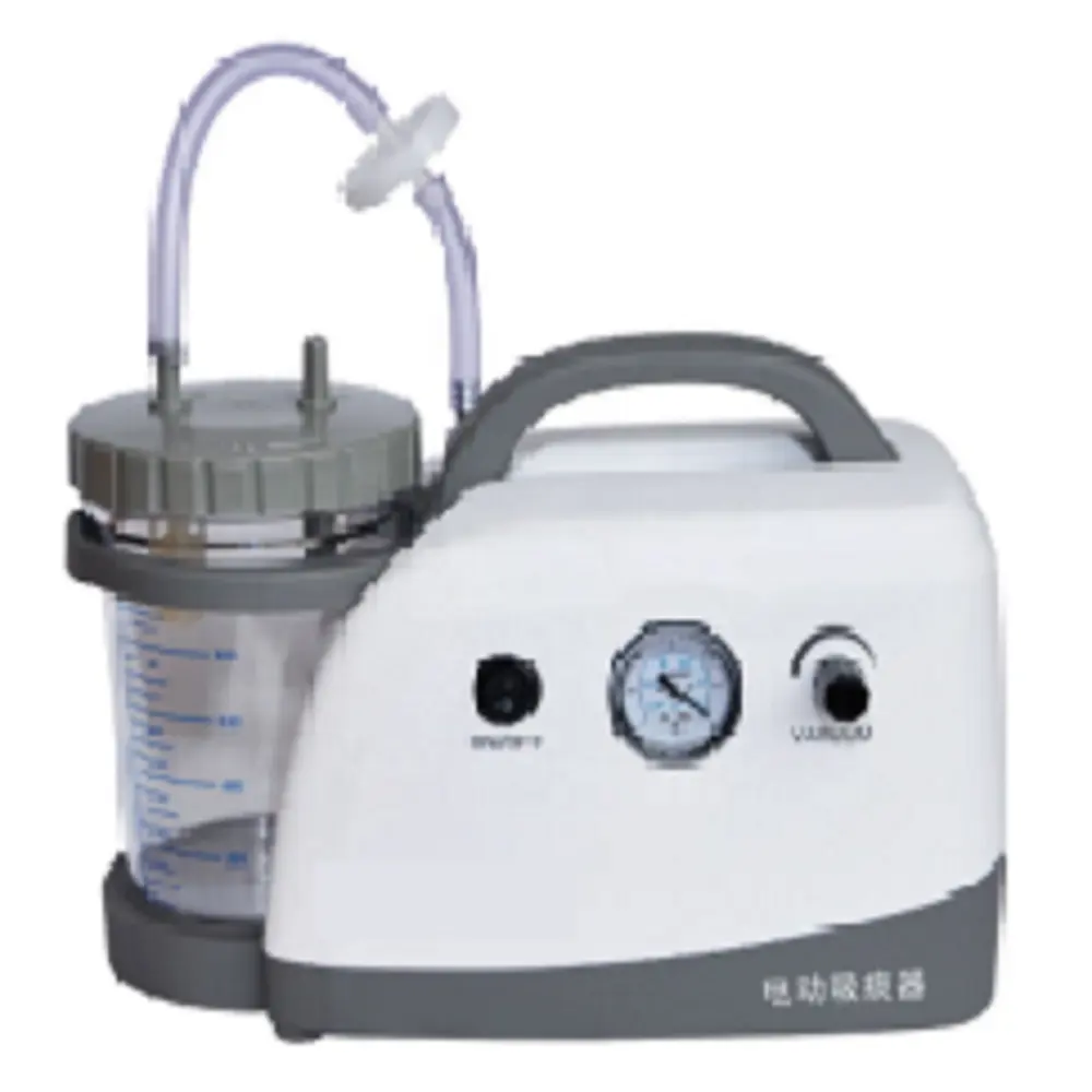 2022 Mini Portable Suction Pump CE Approved Electrical Single Bottle Vaccum Machine Professional Medical Device Emergency Unit