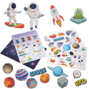 Ruimte Thema Magnetische Puzzels Kinderen Speelgoed Magneten Puzzels Boeken Educatief Speelgoed Voor Kinderen Magnetische Leren Speelgoed - Product Image 5