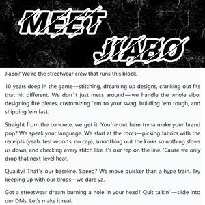 顶级重量级100% 棉混搭情感t恤服装t恤街装图形印花超大衬衫 - Product Image 6