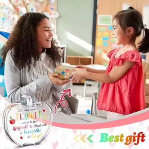 زينة كريستالية عالية الجودة على شكل تفاحة لعيد الميلاد مع حامل من البليكسيجلاس، زينة أكريليك على شكل تفاحة بطابع عيد الشكر - Product Image 5