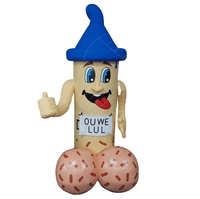 Ballon gonflable géant Airfun en forme de personnage de dessin animé néerlandais OUWE LUL pour la publicité