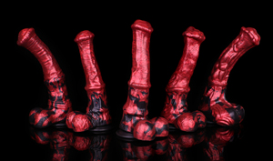 Fantaisie Monstre Alien Cheval Loup Dogknot Gode Silicone Animal Anal Plug pour Adulte Sex Toy - Product Image 5