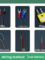Câble de mesure de température multipoint de type K, câble de sonde de température pour enregistreur de données SLE, fil de thermocouple TT-K-24