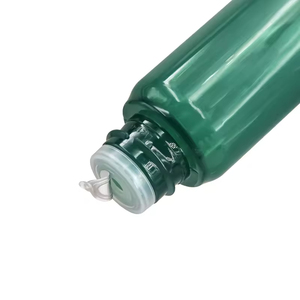 Flacon transparent ambré de 30 ml avec bouchon à vis, rechargeable, pour cosmétiques de voyage, compatible avec l'emballage du sérum La Mer - Product Image 3
