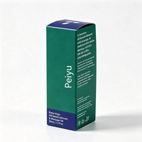 Boîte pliante en carton imprimé offset, boîte en papier 50 ml recyclable pour flacon compte-gouttes, service personnalisé
