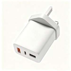 25W 65W GaN AC Wall Mounted Travel Charger with <b>USB</b> A <b>USB</b> <b>C</b> PD ports and EU US US UK plugs - Product Image 4
