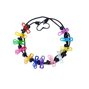 Corde à linge de voyage portable pour l'extérieur, corde à suspendre pour hôtel, corde élastique coupe-vent, gadget de séchage de vêtements de voyage - Product Image 6