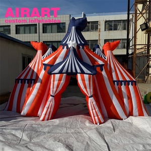 Vòm bơm hơi trang trí với cờ, xiếc tổ chức sự kiện đạo cụ vòm bơm hơi để hiển thị - Product Image 4