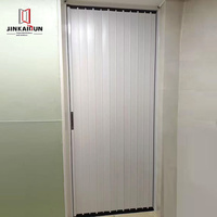 Porte coulissante de cuisine tout alliage d'aluminium, porte invisible pliante, cloison de salon ouverte, porte de balcon