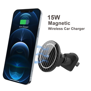 Support <span class=keywords><strong>de</strong></span> téléphone portable pour voiture, accessoire personnalisé, pour ventilation intelligente, 15W, 360 degrés, chargeur magnétique sans fil, pour <span class=keywords><strong>iPhone</strong></span> <span class=keywords><strong>12</strong></span> <span class=keywords><strong>Pro</strong></span> <span class=keywords><strong>Max</strong></span> Mini - Product Image 5