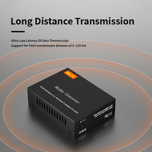 BLIY POE Fiber Optic Media Converter 10/100/1000M SFP RJ45 Single Mode <b>Adaptive</b> Ethernet Transceiver 1310nm 1550nm 20km Indoor - Product Image 3