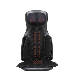 LUYAO Elektrisches Vibrations-Massagekissen Shiatsu Tiefenknetend Beheizt Nacken- und Rücken-Autositz-Massagegerät mit Luftdruck - Product Image 1